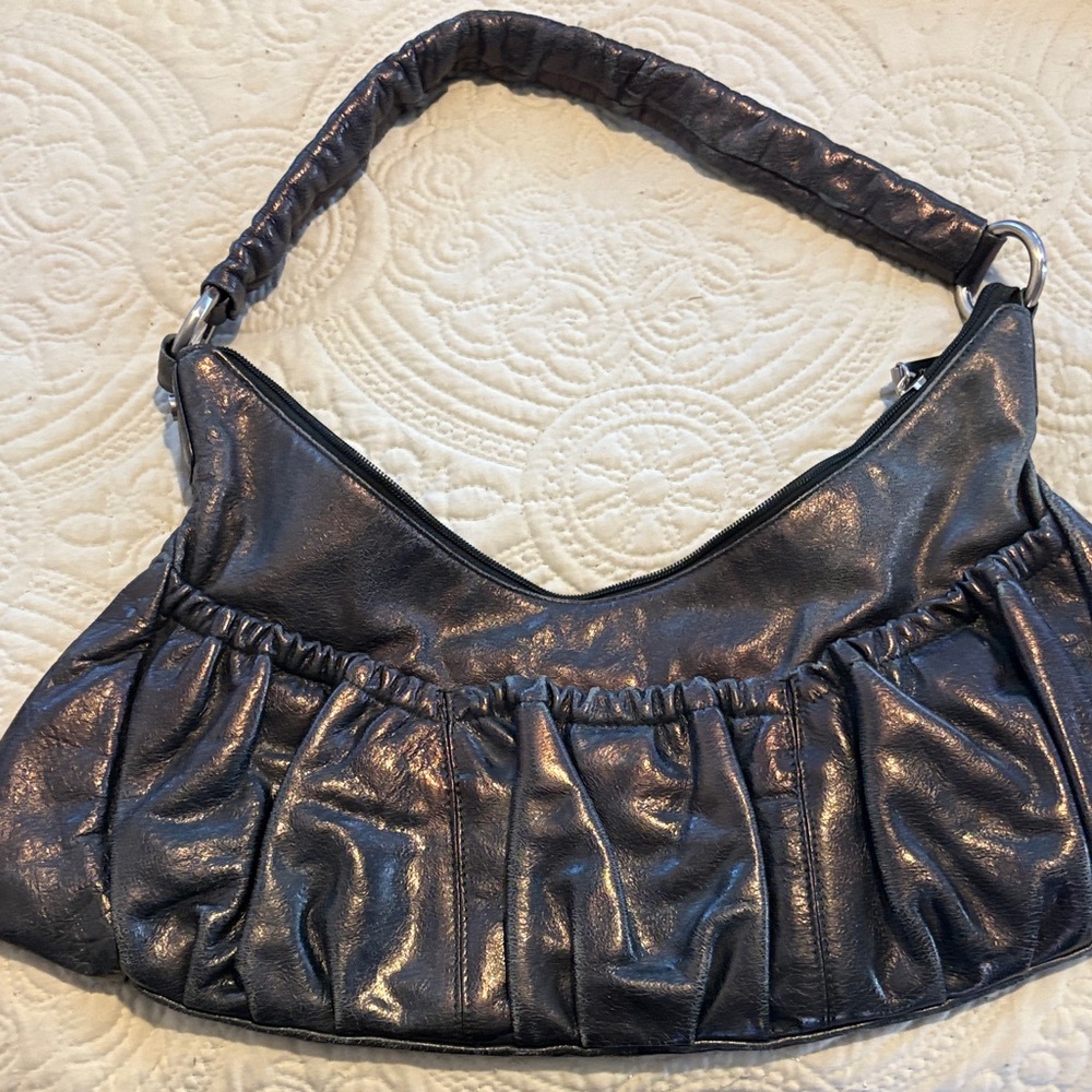 Vintage HOBO Shimmering Black Hobo Bag
